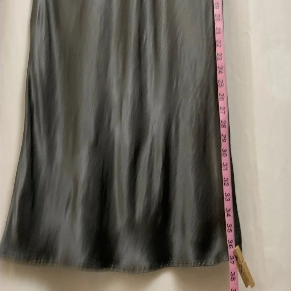 Elegant Satin Midi Maxi Skirt